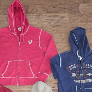 True Religion 3 Vintage Hoodie Bundle